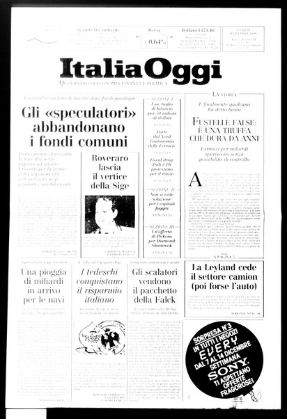 Italia oggi : quotidiano di economia finanza e politica